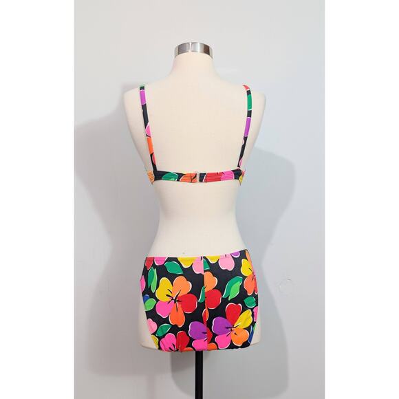 Catalina Neon Floral Bikini - Picture 3 of 5